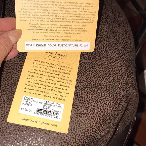 Patricia Nash Manali satchel - Picture 8 of 16